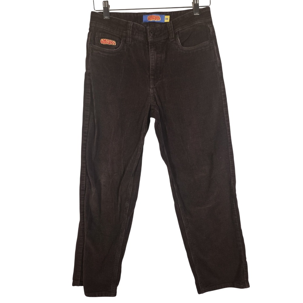 Empyre Corduroy Pants Mens 26 Brown Straight Leg Skate Streetwear Gorpcore Y2K